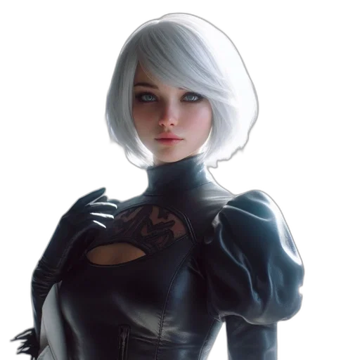 face, jacket, robot, dress transparent PNG cut-out