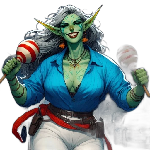 staff, fantasy art, concept art, comic book art transparent PNG cut-out