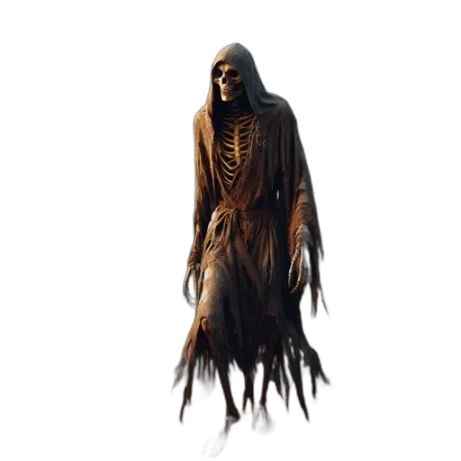 creature, staff, dress, mask transparent PNG cut-out