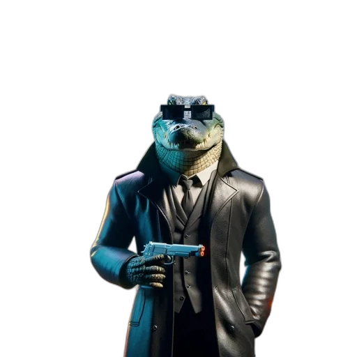 mask, animal, creature, jacket transparent PNG cut-out