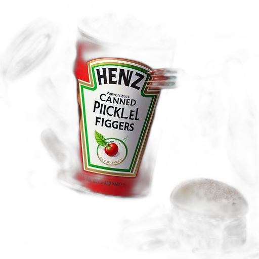 food, bottle, 3d render, photorealistic transparent PNG cut-out