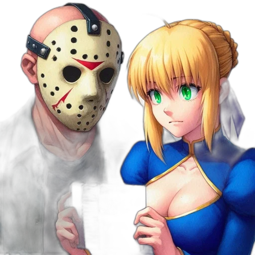 mask, face, concept art, anime transparent PNG cut-out