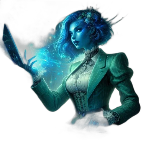 staff, fantasy art, concept art, comic book art transparent PNG cut-out