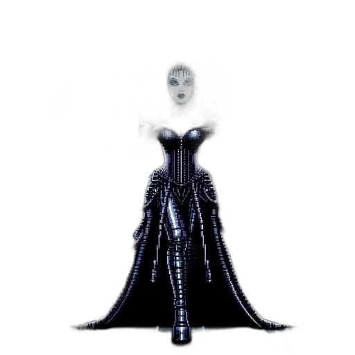 dress, robot, crown, jewelry transparent PNG cut-out