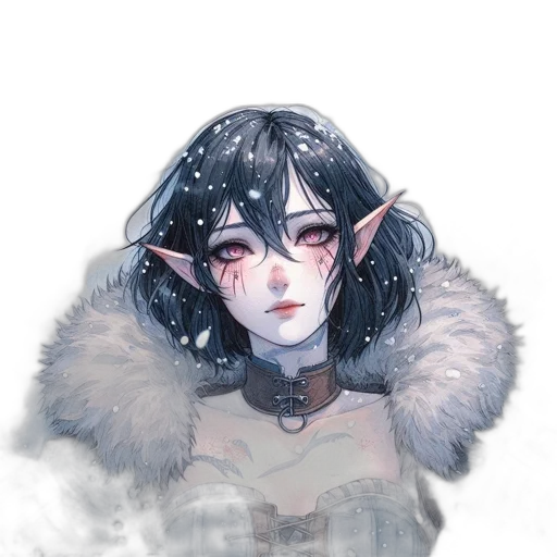 face, mask, creature, staff transparent PNG cut-out
