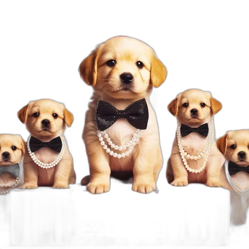 staff, animal, photorealistic, 3d render transparent PNG cut-out