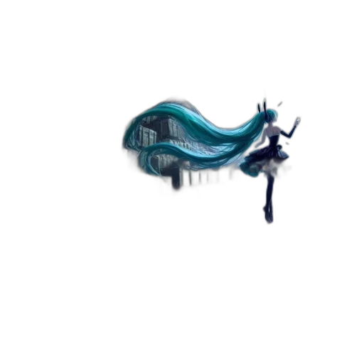 umbrella, staff, robot, hair transparent PNG cut-out