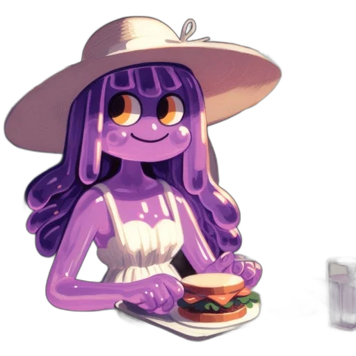 food, hat, dress, concept art transparent PNG cut-out