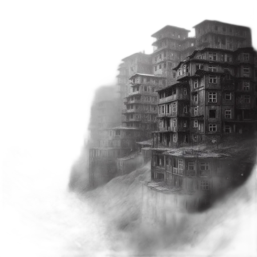 building, robot, dress, umbrella transparent PNG cut-out