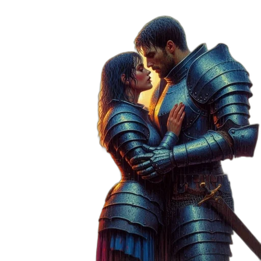 sword, concept art, fantasy art, sunset transparent PNG cut-out
