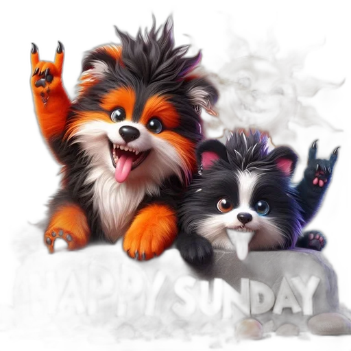 animal, photorealistic, concept art, 3d render transparent PNG cut-out
