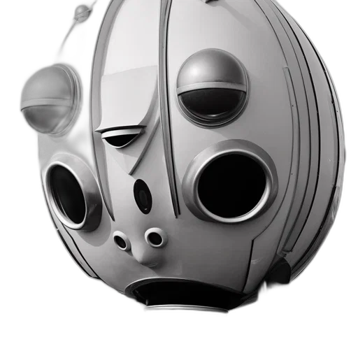 mask, robot, face, crown transparent PNG cut-out