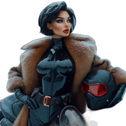 jacket, concept art, cyberpunk, 3d render transparent PNG cut-out
