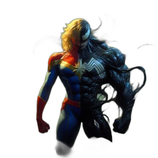 mask, creature, hair, concept art transparent PNG cut-out