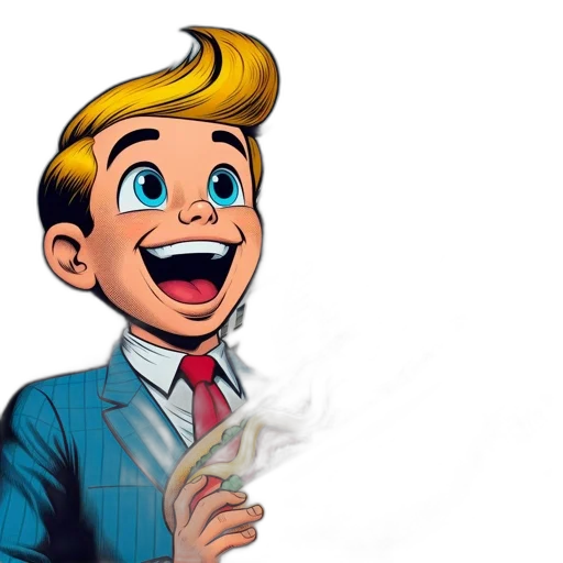 staff, face, cartoon, comic book art transparent PNG cut-out