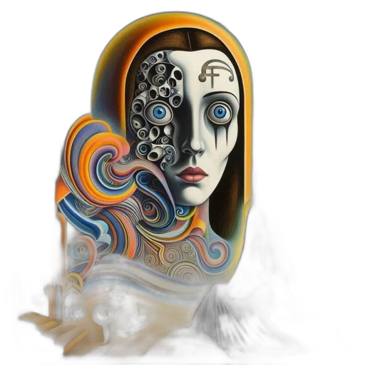mask, face, robot, jewelry transparent PNG cut-out