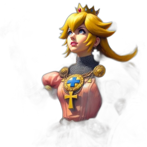 crown, dress, jewelry, staff transparent PNG cut-out