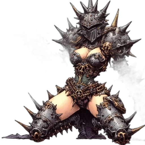 weapon, sword, dress, crown transparent PNG cut-out
