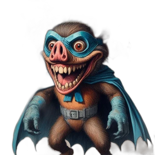 creature, dragon, mask, face transparent PNG cut-out