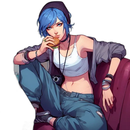 food, jacket, cyberpunk, concept art transparent PNG cut-out