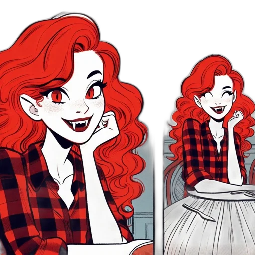 cartoon, concept art, comic book art, anime transparent PNG cut-out