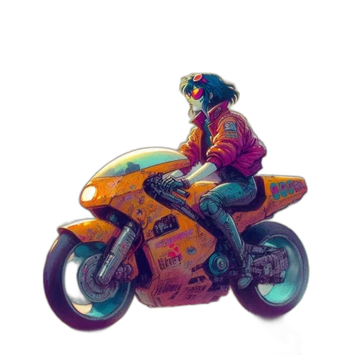 jacket, car, robot, concept art transparent PNG cut-out