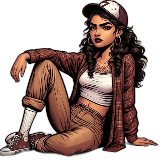 comic book art, cartoon, concept art, pixel art transparent PNG cut-out