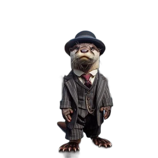 staff, animal, hat, 3d render transparent PNG cut-out