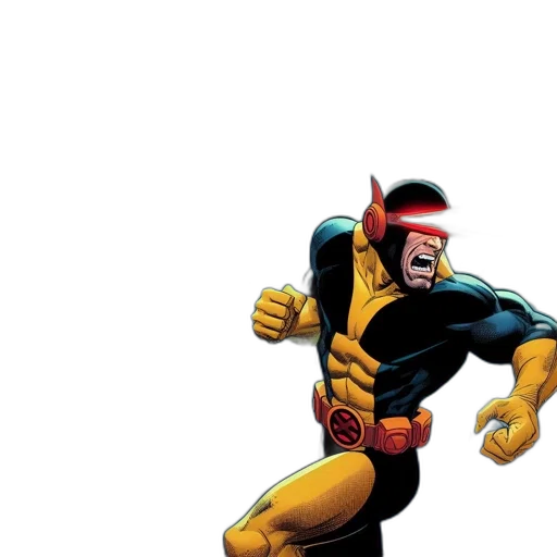comic book art, concept art, panel, sinister transparent PNG cut-out