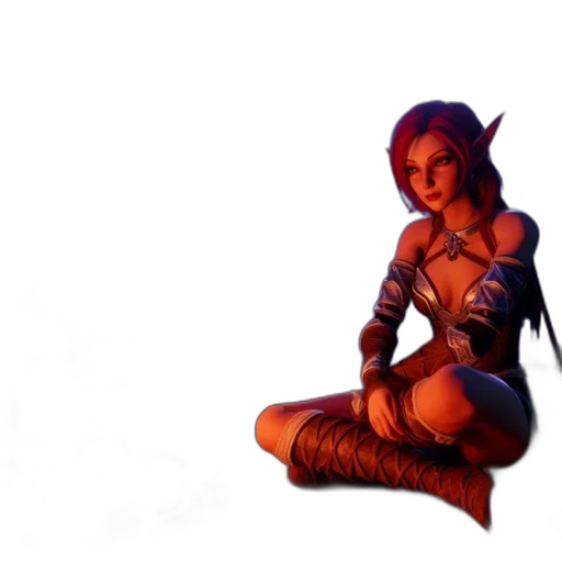 staff, fantasy art, concept art, 3d render transparent PNG cut-out