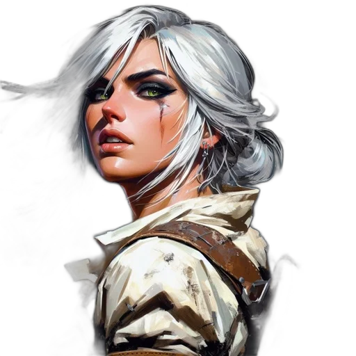 face, jacket, concept art, fantasy art transparent PNG cut-out