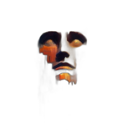 face, mask, robot, creature transparent PNG cut-out