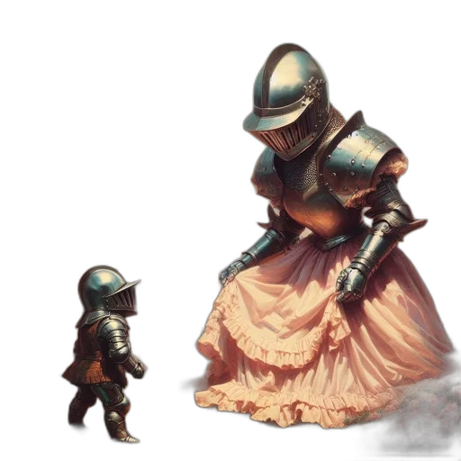 robot, concept art, fantasy art, 3d render transparent PNG cut-out
