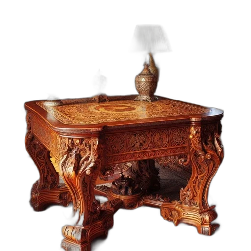 furniture, crown, photorealistic, 3d render transparent PNG cut-out