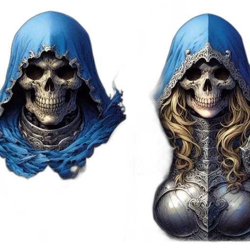 mask, crown, concept art, fantasy art transparent PNG cut-out