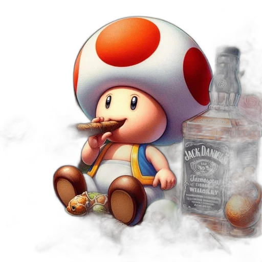bottle, hat, food, concept art transparent PNG cut-out