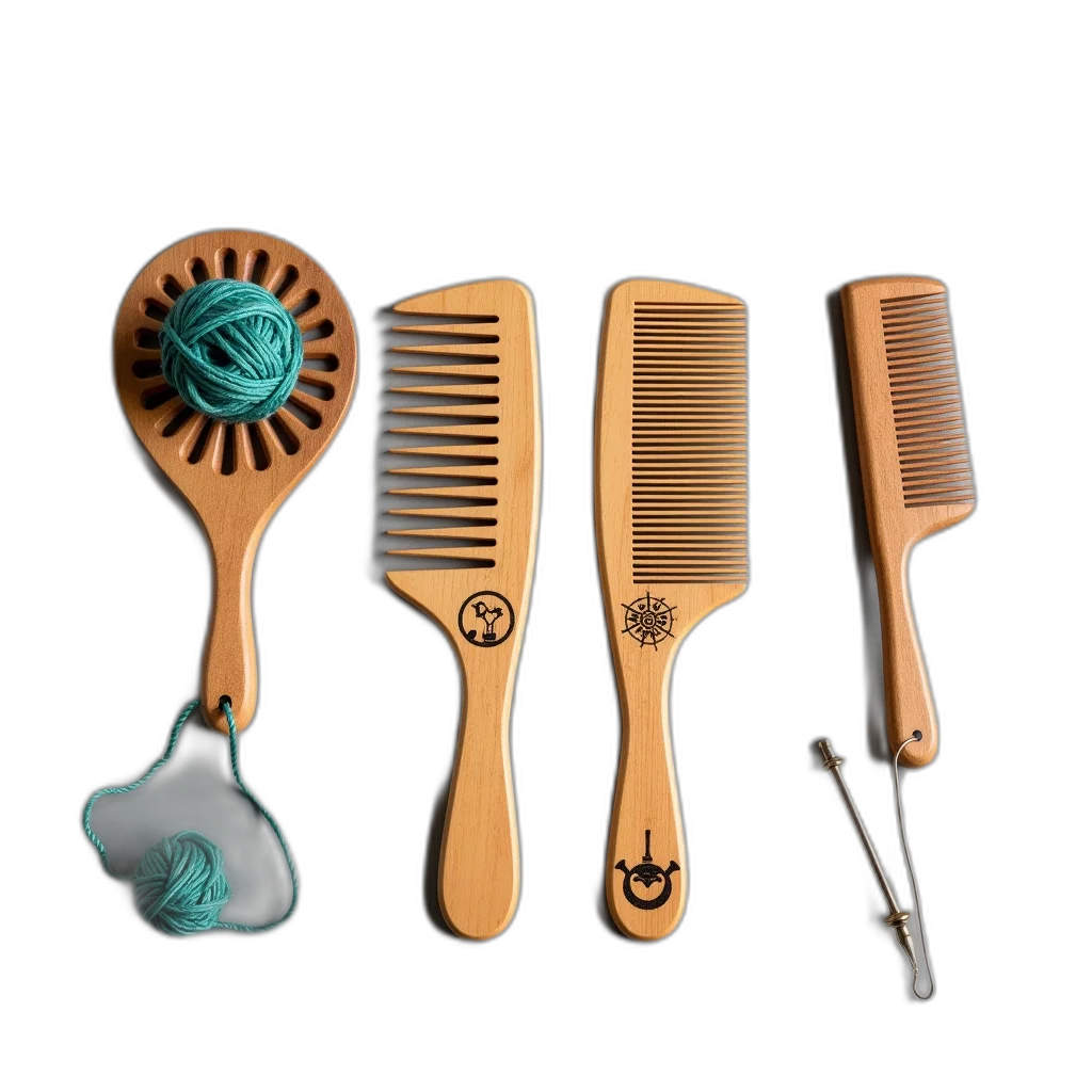 hair, staff, mask, jewelry transparent PNG cut-out