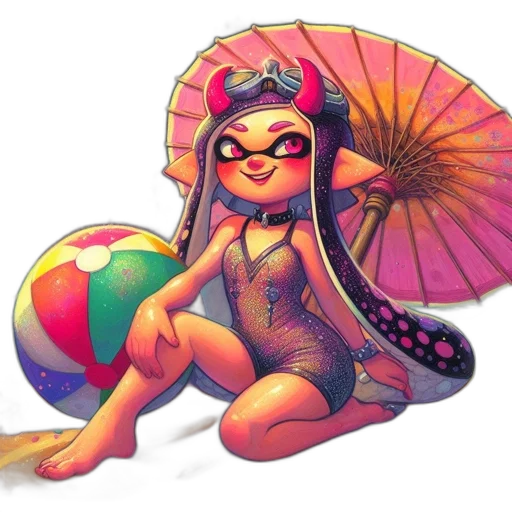 umbrella, dress, animal, weapon transparent PNG cut-out