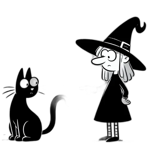 hat, staff, animal, creature transparent PNG cut-out