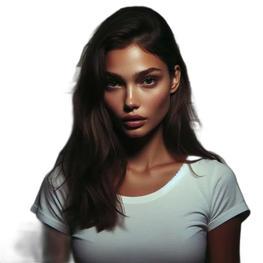 face, hair, jewelry, dress transparent PNG cut-out