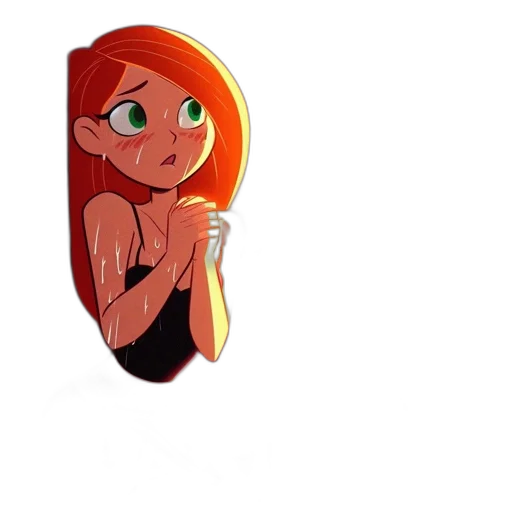 dress, jewelry, creature, cartoon transparent PNG cut-out
