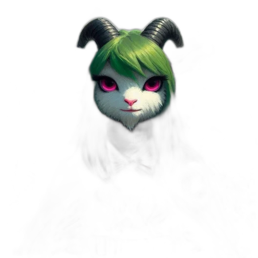 mask, creature, face, staff transparent PNG cut-out