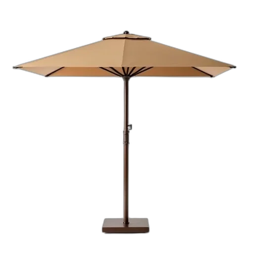 umbrella, staff, furniture, 3d render transparent PNG cut-out