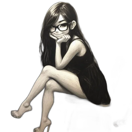 dress, face, mask, hair transparent PNG cut-out