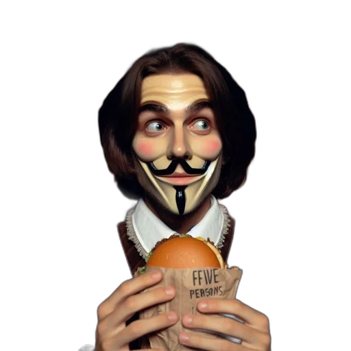 mask, face, staff, food transparent PNG cut-out