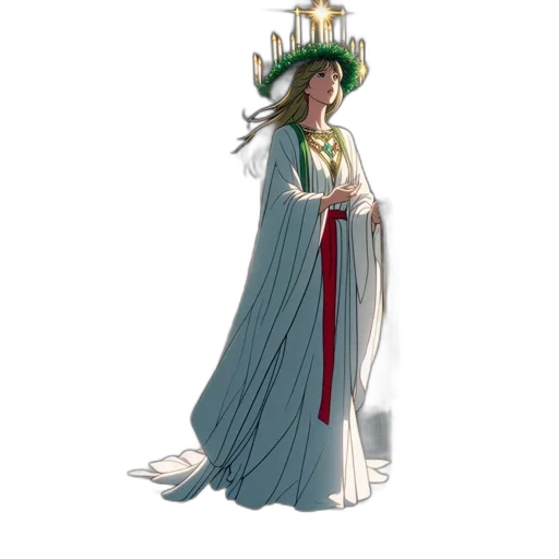 crown, staff, dress, hat transparent PNG cut-out