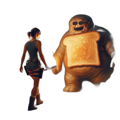 robot, dress, creature, food transparent PNG cut-out