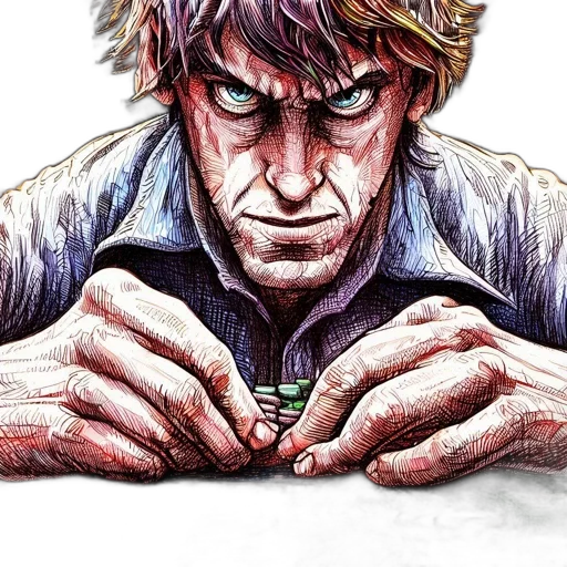 comic book art, concept art, pixel art, engaged transparent PNG cut-out