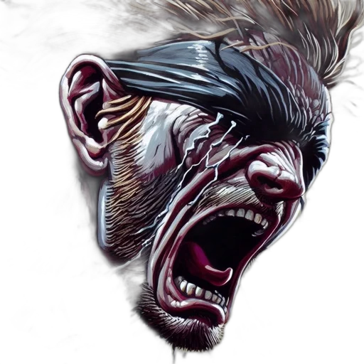 creature, face, fantasy art, concept art transparent PNG cut-out