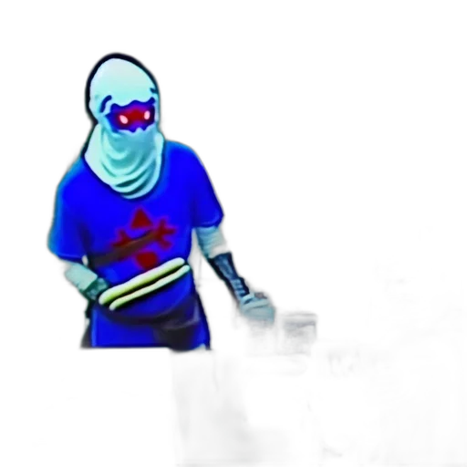 robot, staff, mask, jacket transparent PNG cut-out